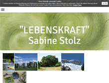 Tablet Screenshot of praxis-lebenskraft.de